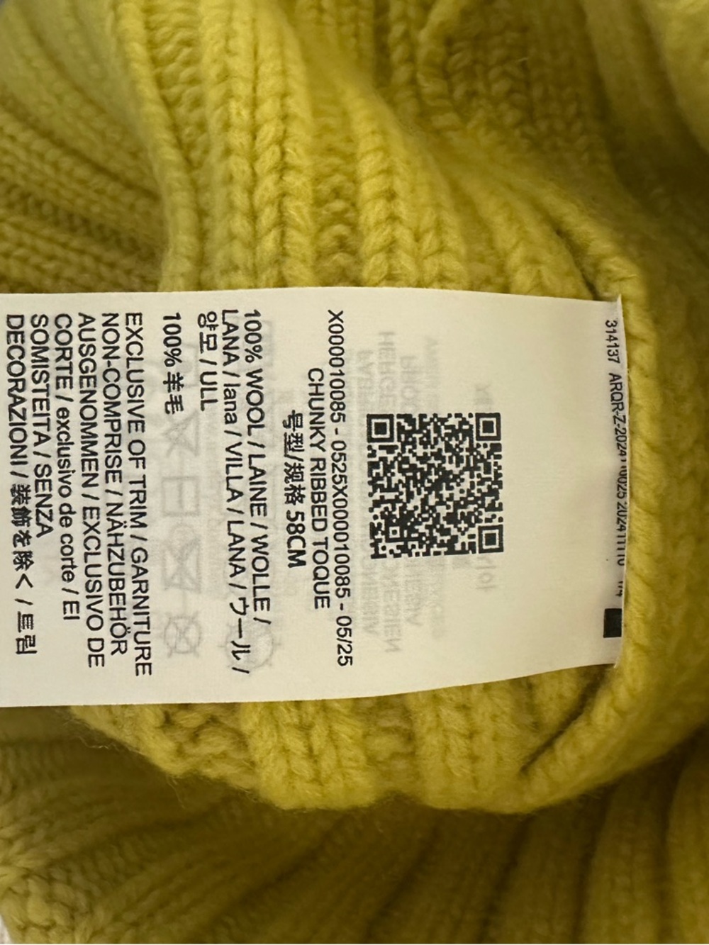 Arcteryx Chunky Ribbed Toque - Picture 5 of 5